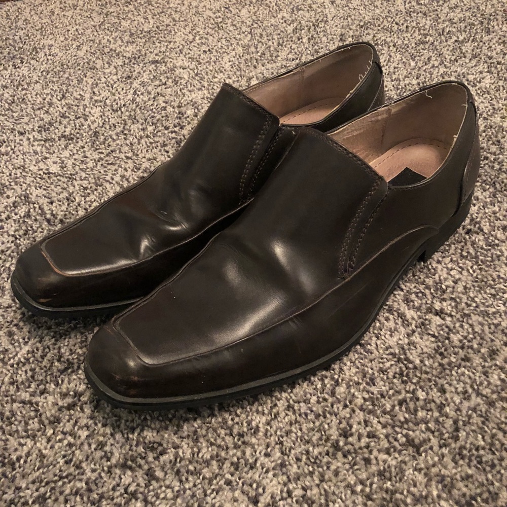 J.Ferrar Men’s Dark Brown Dress Shoes